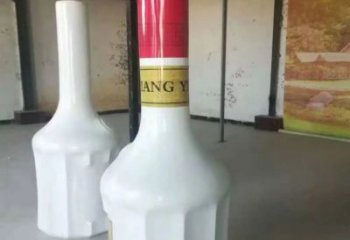 大型彩绘瓶子雕塑 仿真景观雕塑 步行街雕塑摆件