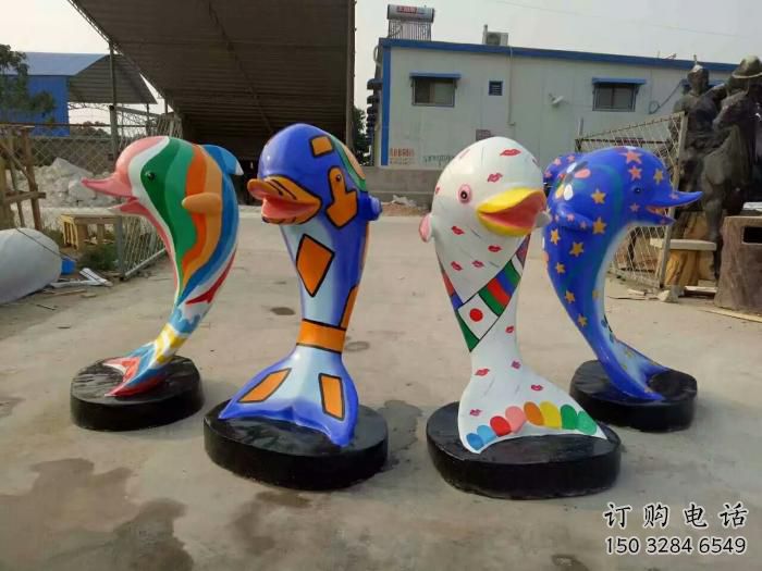 广场海豚雕塑定做 公园仿真雕塑 抽象摆件 广场海豚雕塑定做 公园仿真雕塑 抽象摆件