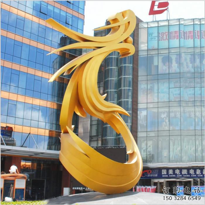 承接酒店凤凰雕塑厂家 庭院仿真雕塑 彩绘动物