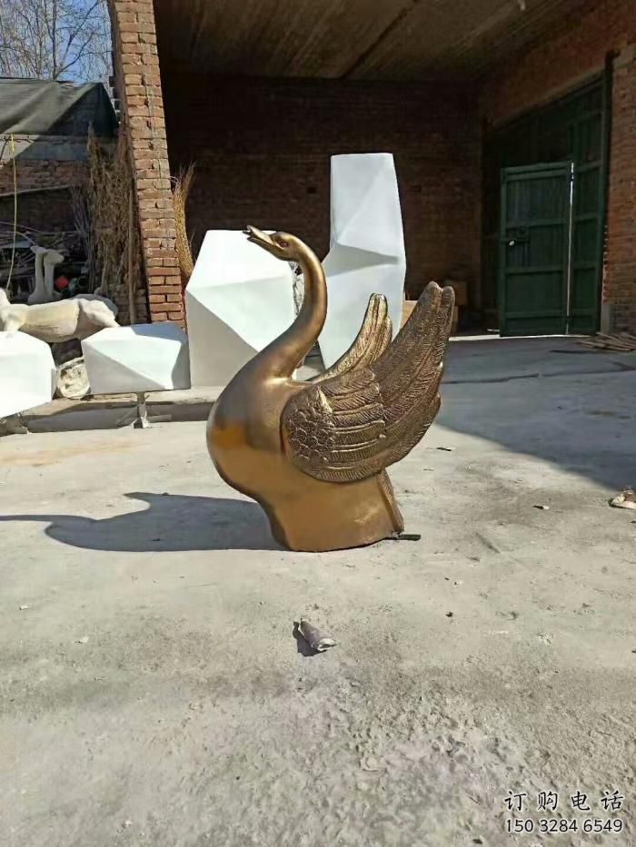供应水景天鹅雕塑 风景区几何雕塑 广场小品