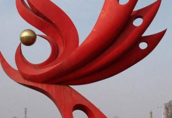 专做广场凤凰雕塑厂家 公园仿真雕塑 抽象摆件