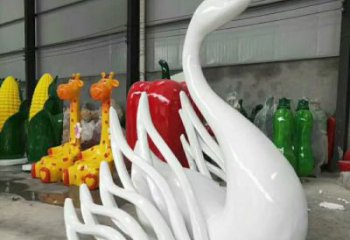 定价园林天鹅雕塑 风景区仿真雕塑 广场小品