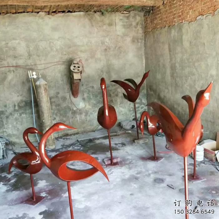辽宁景区鸟类雕塑,喷水造型,剪影工艺 辽宁景区鸟类雕塑,喷水造型,剪影工艺