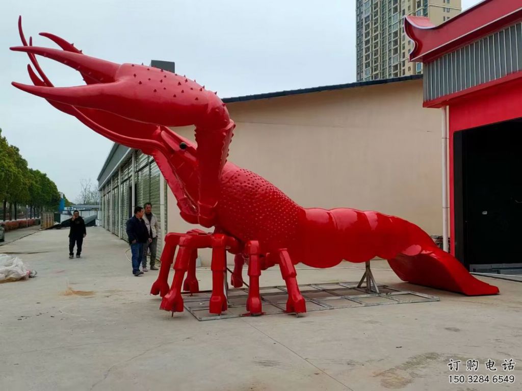 庭院龙虾雕塑价格 城市古铜色雕塑 生物小品 庭院龙虾雕塑价格 城市古铜色雕塑 生物小品