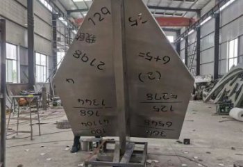 水景飞机雕塑制造商 彩绘剪纸小品 现代雕塑