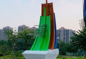 广场帆船雕塑厂家，仿古景观雕塑，仿古摆件