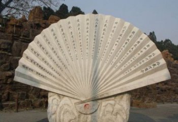提供扇子雕塑厂家 烤漆大型雕塑 欧式扇形雕塑