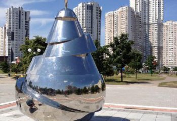 不锈钢大型水珠雕塑 欧式步行街雕塑 彩绘雕塑