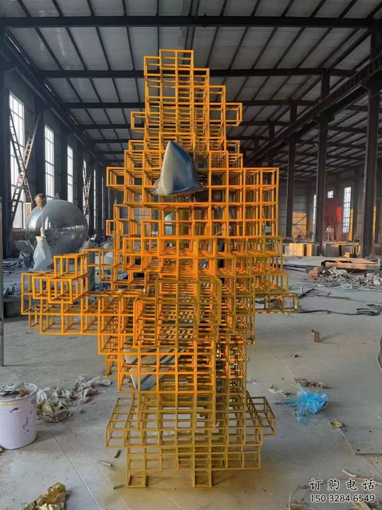 异形魔方雕塑生产厂家 现代校园小品 校园雕塑 异形魔方雕塑生产厂家 现代校园小品 校园雕塑