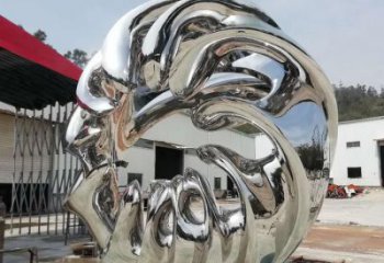 户外浪花雕塑制造商 喷漆海浪雕塑 灯光波浪雕塑厂