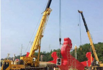 彩绘灯笼雕塑厂家 景观雕塑 街头雕塑