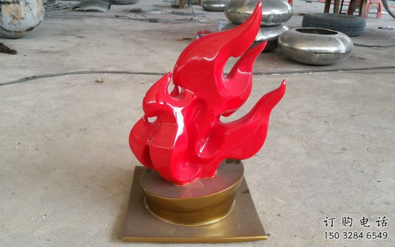 街道火焰雕塑加工商 现代景观摆件 彩绘雕塑 街道火焰雕塑加工商 现代景观摆件 彩绘雕塑
