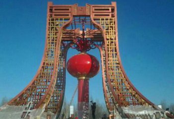提供大型灯笼雕塑厂家 欧式步行街雕塑 彩绘雕塑