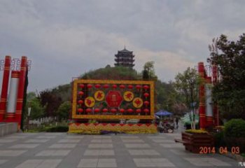 街道灯笼雕塑制造商 现代雕塑 彩绘雕塑生产