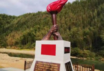 户外火焰雕塑生产厂家 喷漆景观小品 灯光雕塑