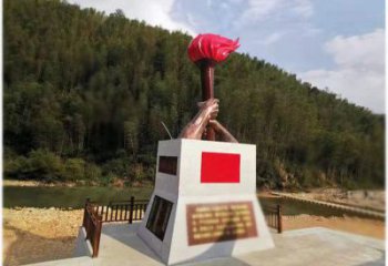 庭院火焰雕塑厂家 公园草地小品 锻造雕塑