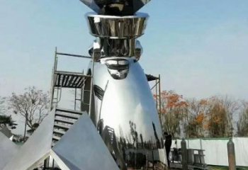 哑光指环雕塑效果图 拉丝标识雕塑 步行街戒指环雕塑
