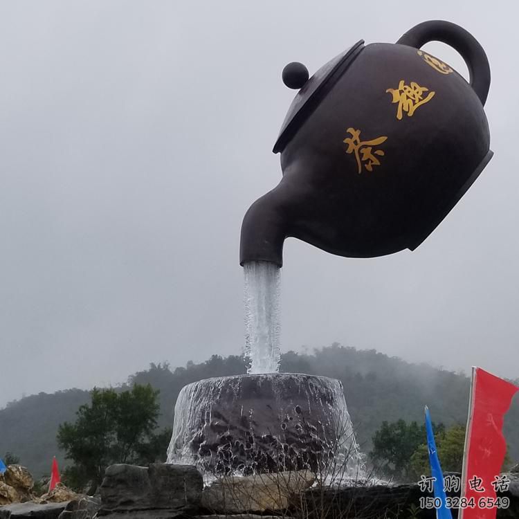 喷水天壶雕塑制造厂家 公园宾馆流水雕塑 彩绘悬空雕塑 喷水天壶雕塑制造厂家 公园宾馆流水雕塑 彩绘悬空雕塑