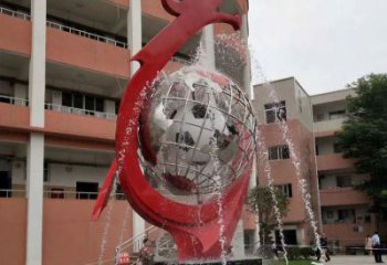 龙雕塑，喷水龙雕塑，不锈钢龙喷水雕塑厂家