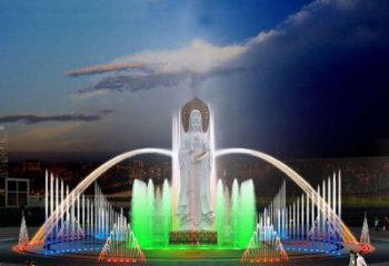 摇摆漂浮喷泉雕塑，水景艺术喷泉雕塑预定