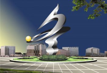 冬字雕塑供应厂家，花园小品，不锈钢冬字雕塑展品