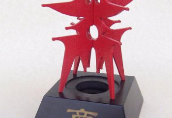 商字雕塑造型选用，美陈雕塑，不锈钢商字雕塑标准厂家