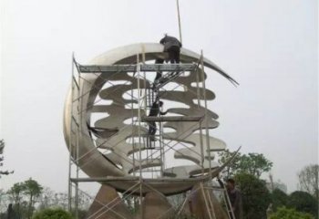 喜字雕塑厂家，景观雕塑，不锈钢喜字雕塑优选