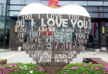Love雕塑建筑通用，街头雕塑，不锈钢Love雕塑标准厂家