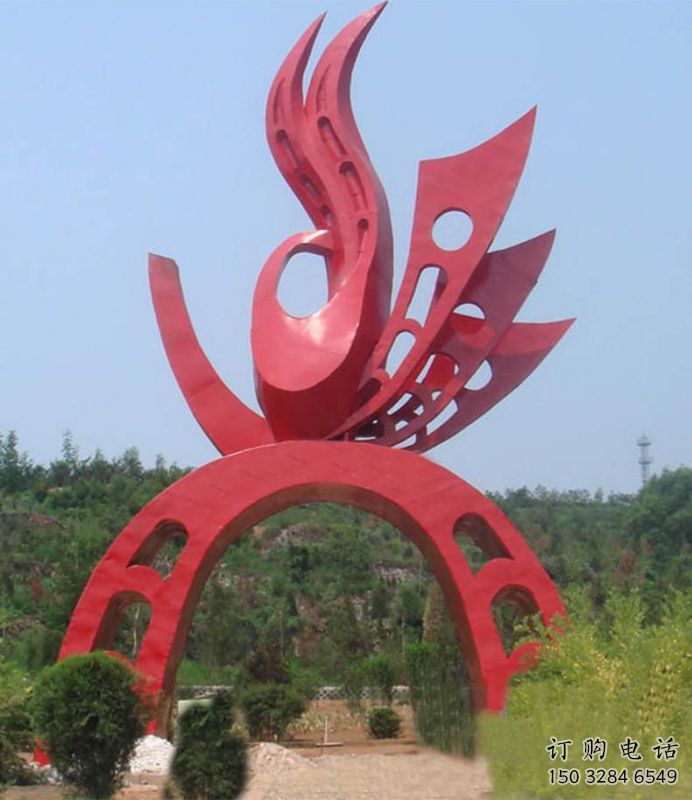 凤凰大门雕塑