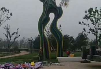仙人掌大门雕塑