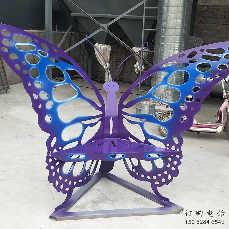 不锈钢镂空坐凳雕塑加工制作 不锈钢镂空坐凳雕塑加工制作