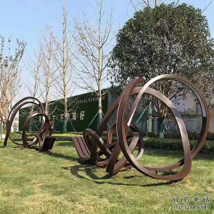 几何艺术造型坐凳雕塑生产制作 几何艺术造型坐凳雕塑生产制作