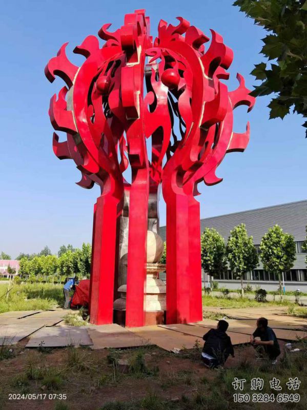火球雕塑,精神堡垒火球雕塑落地展示 火球雕塑,精神堡垒火球雕塑落地展示
