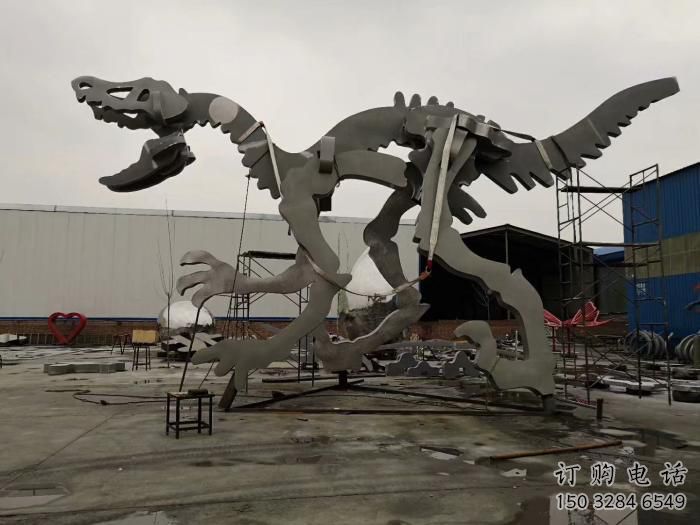 金属恐龙雕塑制作,陆地摆件,广场恐龙骨架雕塑制造商 金属恐龙雕塑制作,陆地摆件,广场恐龙骨架雕塑制造商