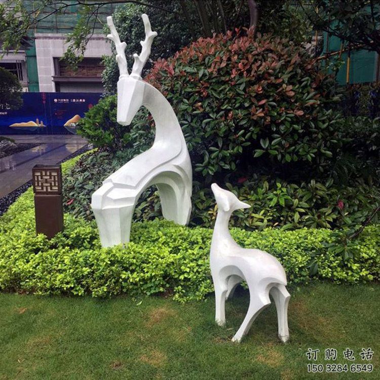 抽象鹿雕塑,几何造型,不锈钢抽象鹿雕塑厂家 抽象鹿雕塑,几何造型,不锈钢抽象鹿雕塑厂家
