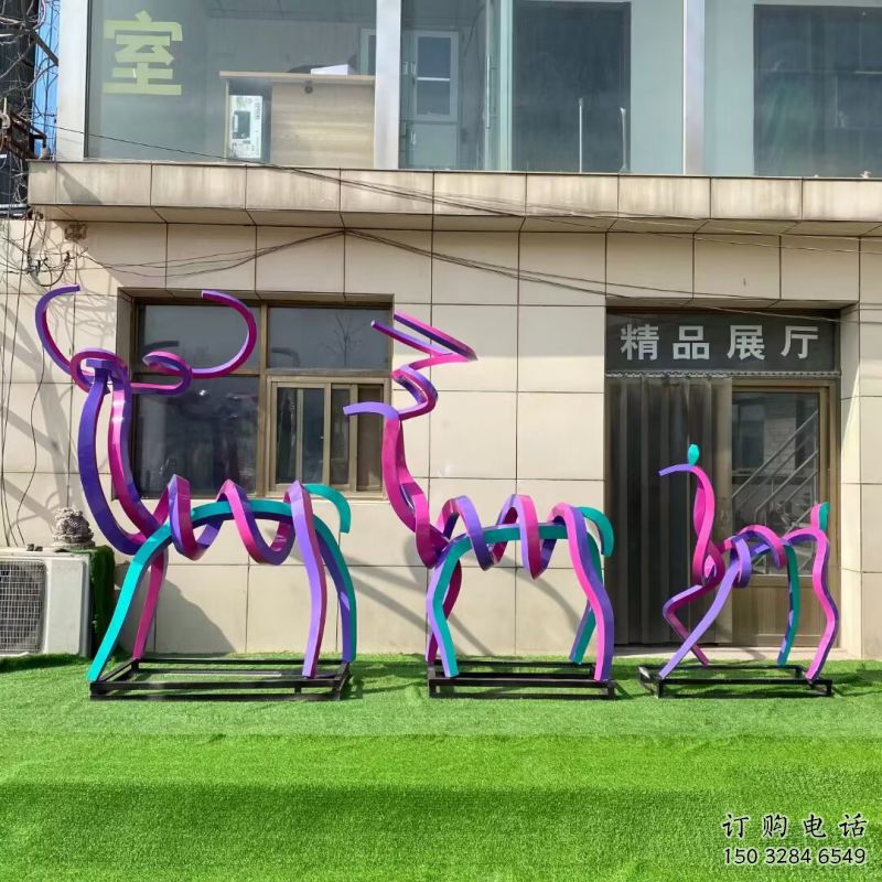 风景区小鹿雕塑 风景区小鹿雕塑