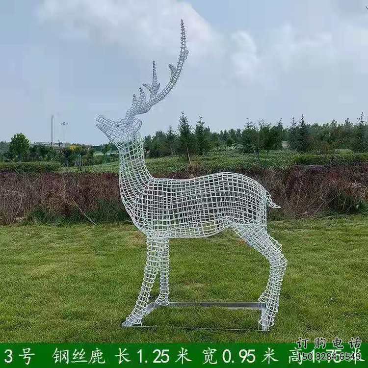 广场梅花鹿雕塑供求，露天雕塑，灯光梅花鹿雕塑标准
