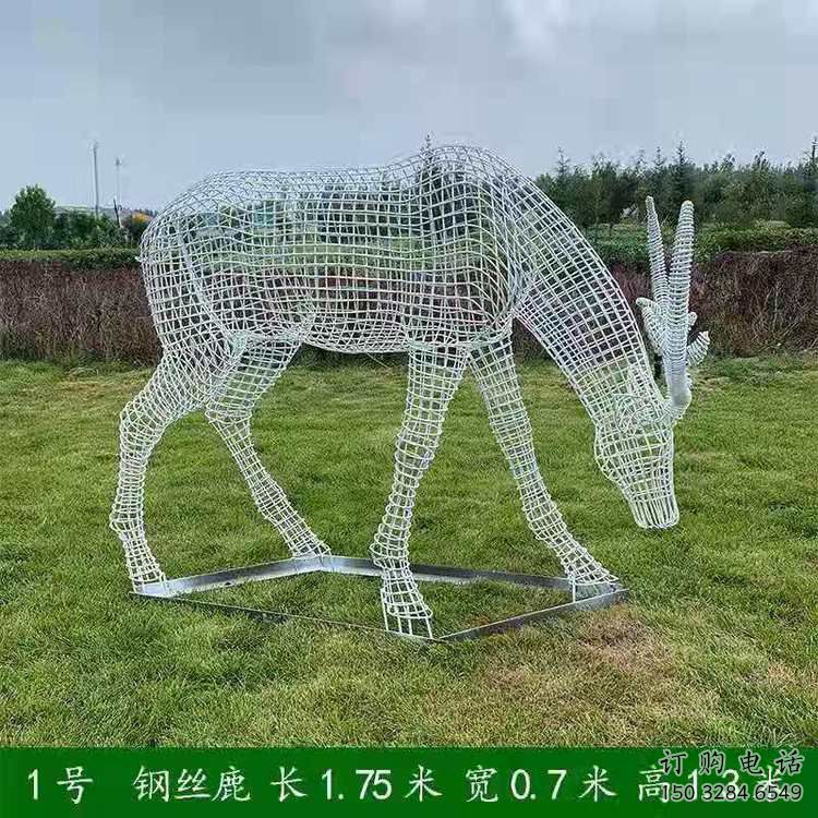 现代梅花鹿雕塑承接，欧式风格，广场灯光梅花鹿雕塑精选