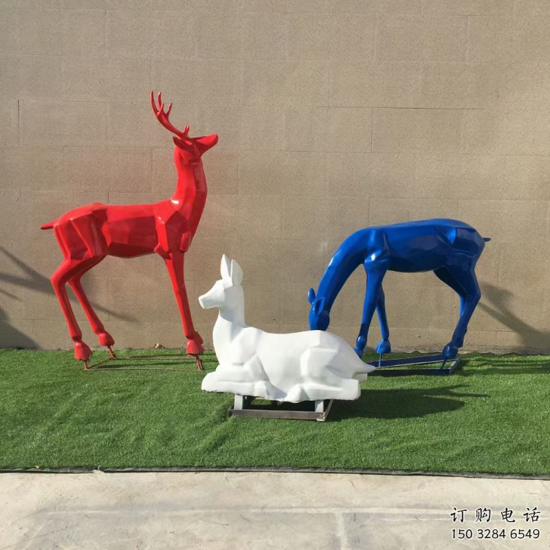小鹿雕塑供需,透雕系列,烤漆小鹿雕塑制造商 小鹿雕塑供需,透雕系列,烤漆小鹿雕塑制造商