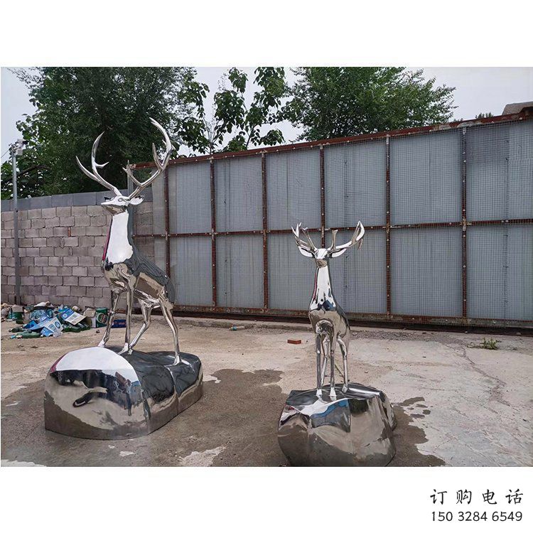 仿真小鹿雕塑精选,露天雕塑,不锈钢镜面小鹿雕塑订做 仿真小鹿雕塑精选,露天雕塑,不锈钢镜面小鹿雕塑订做