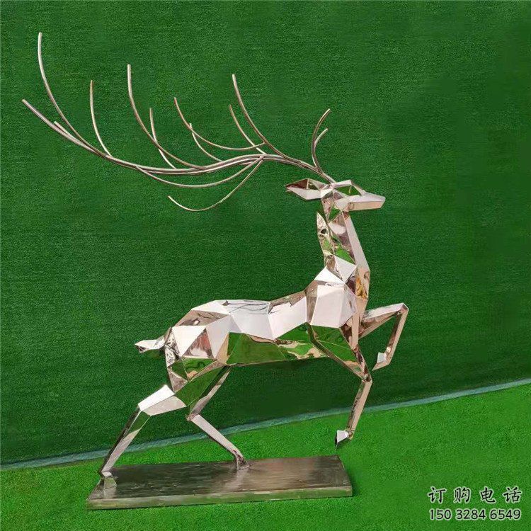 户外小鹿雕塑通用,陆地摆件,景观切面小鹿雕塑制作 户外小鹿雕塑通用,陆地摆件,景观切面小鹿雕塑制作