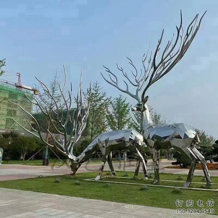 景观小鹿雕塑选用,美陈雕塑,抽象切面小鹿雕塑标准 景观小鹿雕塑选用,美陈雕塑,抽象切面小鹿雕塑标准