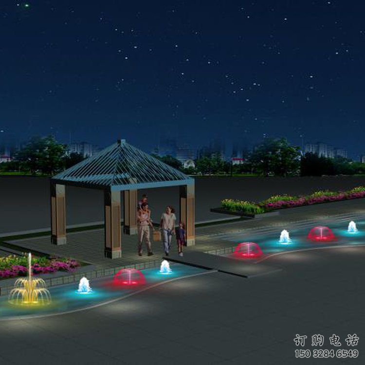人工湖花样音乐喷泉雕塑 人工湖花样音乐喷泉雕塑