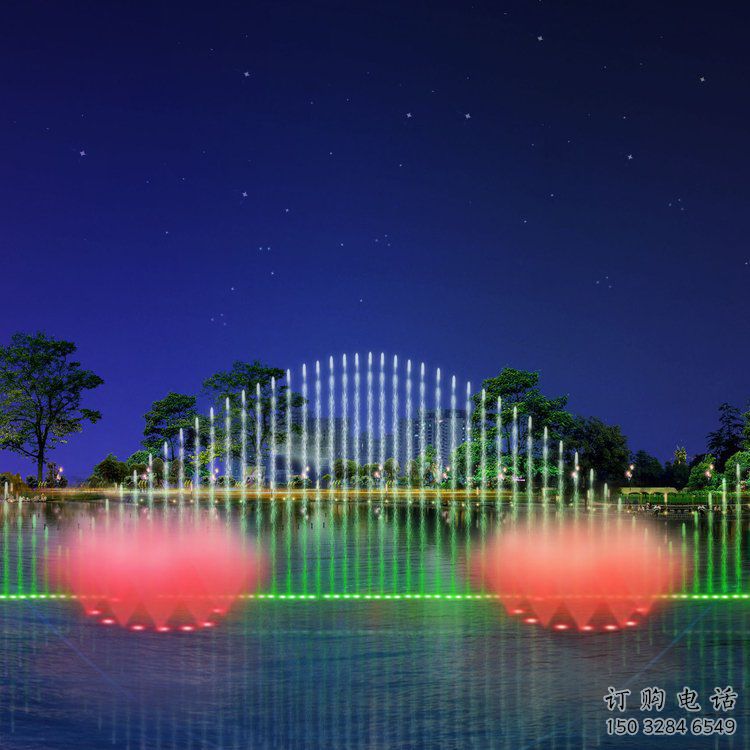 数控跑动音乐喷泉雕塑