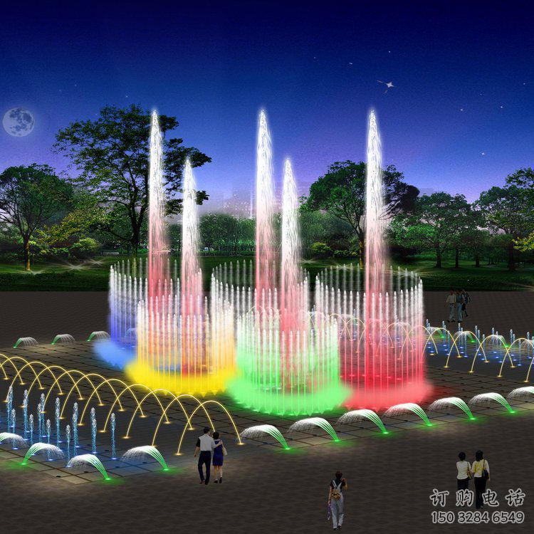 循环供水喷泉水帘雕塑 循环供水喷泉水帘雕塑