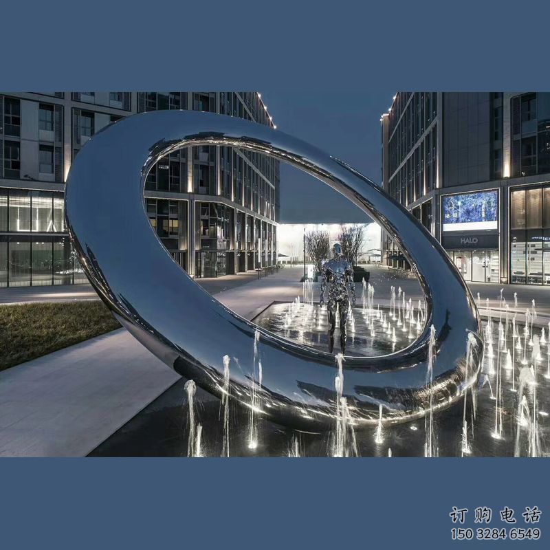 圆环雕塑,水景景观雕塑,喷水喷泉雕塑元素 圆环雕塑,水景景观雕塑,喷水喷泉雕塑元素