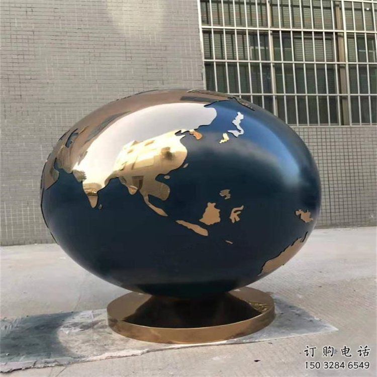 地球雕塑特供，艺术雕塑，不锈钢地球雕塑厂家优选