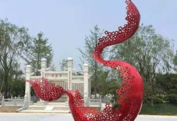 宣传主题雕塑厂家生产，艺术形象标识，地标美陈雕塑