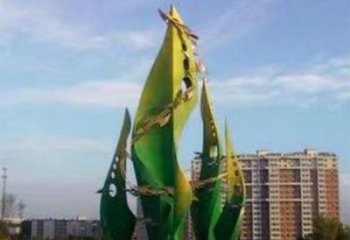 宣传主题雕塑厂生产，艺术形象标识，地标美陈雕塑