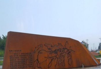 广场景墙雕塑厂家，宣传主题艺术类